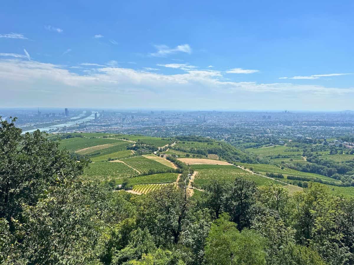 View over Vienna Austria