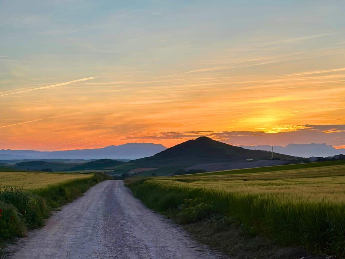 Sunrise over northern Spain on one of my pseudo-sabbaticals